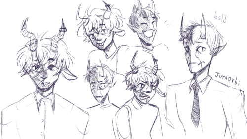 Some Beeduo Expression Sketches And My New Hairstyle For C!ranboo