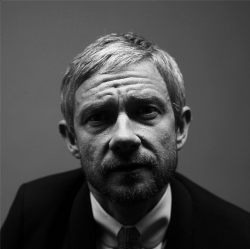 jhwatson:  martin freeman in chris floyd’s bafta studio. 