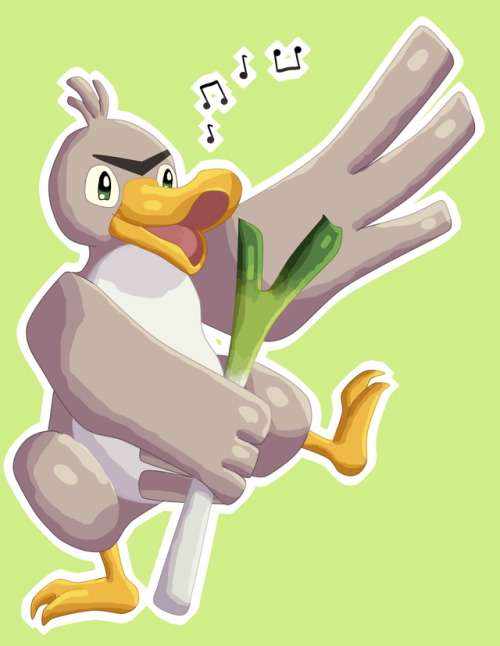 Singing! Farfetch’d for @everysinglepheelThanks for requesting a pokemon! Anyone is free to request 