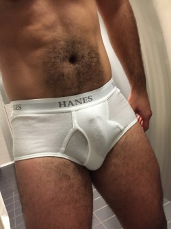 New Hanes Tighty Whities With A Thick Waistband. Very Comfortable.