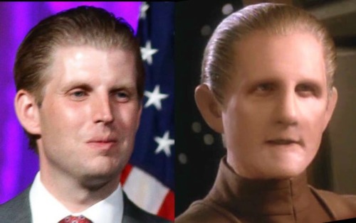 Ok, I'm Just Going To Say What We've All Been Thinking. Eric Trump Looks Like Odo, Right?