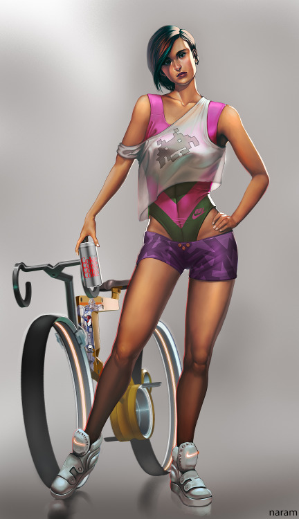 Cyclist Girl