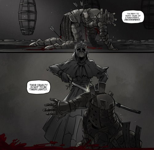 lordranandbeyond: Here’s the Lordran &amp; Beyond comic for this month, a 7 page summary o