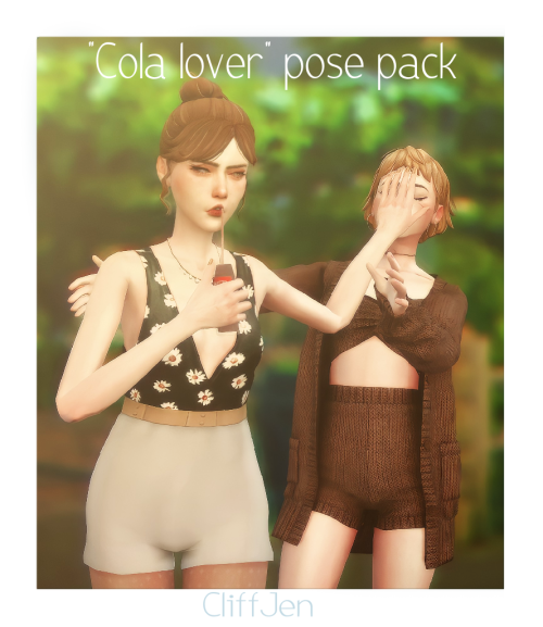 “Cola lover“ pose pack~ 6 colo poses; 2 couple posesyou need:~ pose player and teleporter~ cola acc 