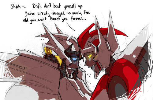 herzspalter:  I suddenly remembered that Wing existed when I was on my way home. I have no idea how that happened, but it kinda made me sad and I felt like I should quickly make a lil’ something with him, so have some ol’ Drift with his boyfriend