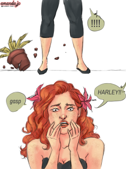 amanda-jp: A quick comic after some meditation on the fact that in the film universe Harley canonically has the name of her abuser tattooed all over her body, and I’m sorry but that sits bitterly at the pit of my stomach.   [Commission Me] [Patreon]