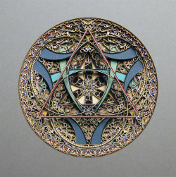 visualizingmath:  3D Laser Cut Paper - Geometric Art by Eric Standley Eric Standley is an artist and educator currently living and working in Virginia. In his incredible series of 3D laser cut paper art, Standley’s work is found at the intersection