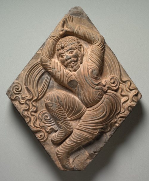 Architectural Brick with Dancer in Relief, before 870, Cleveland Museum of Art: Chinese ArtThis bric