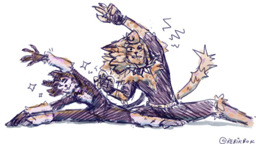 ballet warm ups with misto and tugger