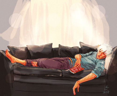 kristerstein: Fenris Appreciation Month day 22 - Fenris’ Day Off