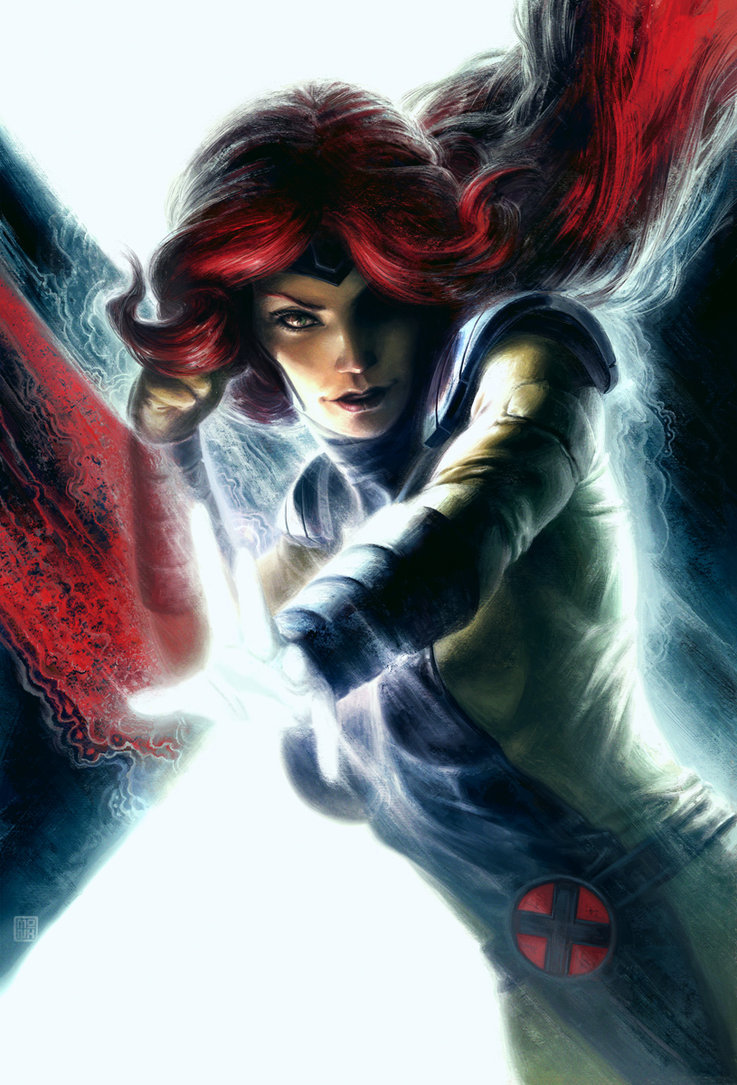 madmothmiko:  Fabian Schlaga Cyclops Jean Grey Nightcrawler Storm 
