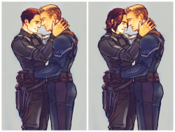 hill-hill-hill:  Steve and Bucky. Can’t