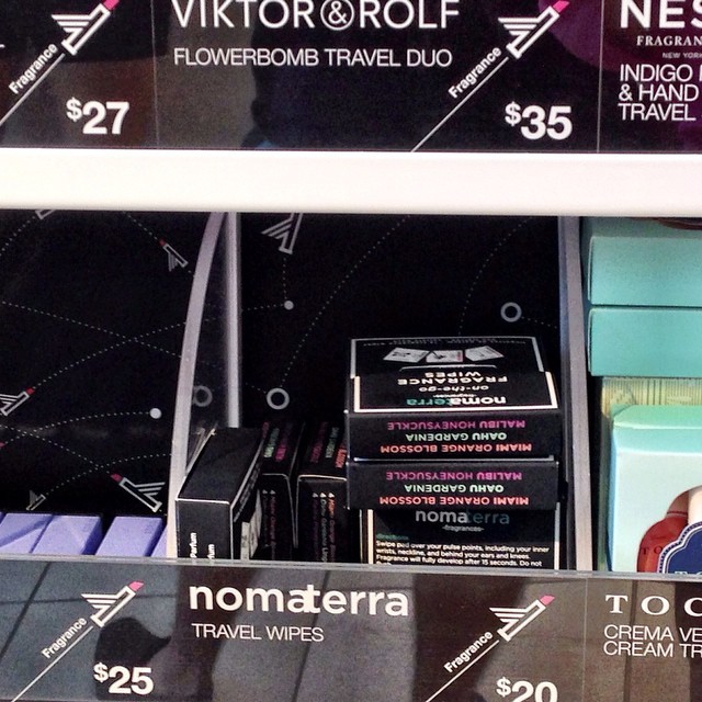 Just spotted our Nomaterra Fragrance Wipes @Sephora Manhasset (Americana)!!! #nomaterra #fragrances #fragrancewipes #onthego #beautyonthefly #sephora #launch #rollingout (at Americana Manhasset)