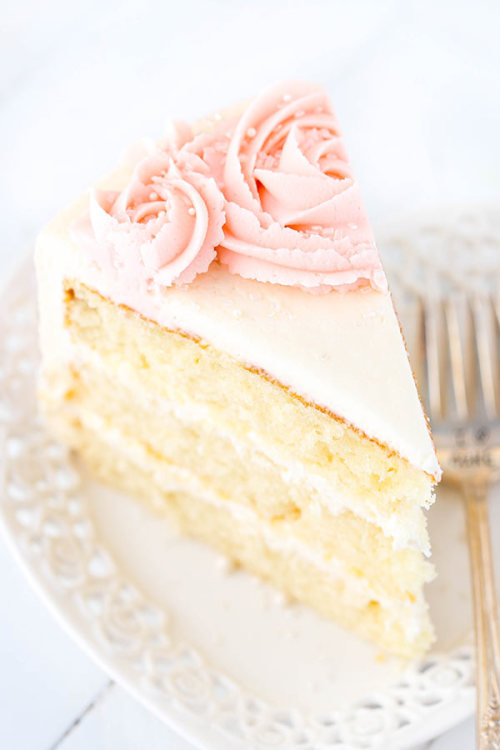 foodffs: ROSE WATER VANILLA LAYER CAKE Really nice recipes. Every hour. Show me what you cooked!