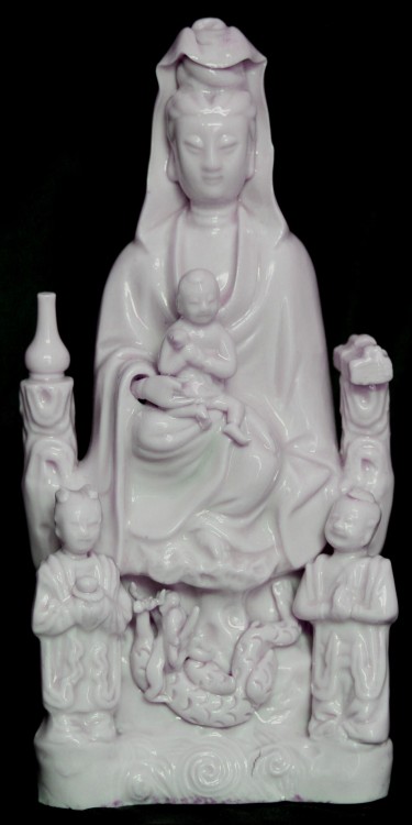 my-ear-trumpet:Another Japanese statue of the Virgin Mary disguised as the bodhisattva Kannon used b