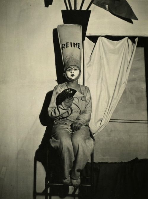24hoursinthelifeofawoman:  Claude Cahun, Solange Roussot in “Barbe Bleue”, 1929  