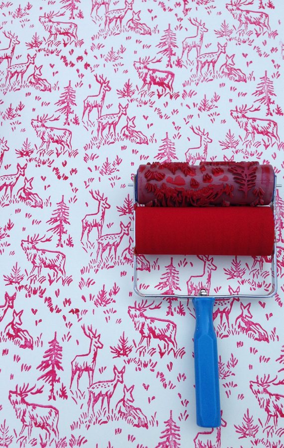 typette:  soo-spooky:  huynhtuananh:  NotWallpaper featuring Patterned Paint Rollers.