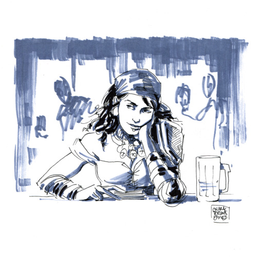 characterundefined: Doodlin’ bluesy Isabela.