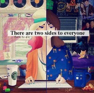 There Are Two | via Tumblr en We Heart It. https://weheartit.com/entry/77068544/via/sahar_134