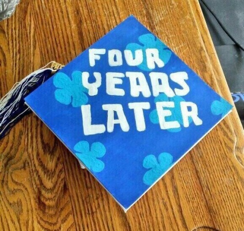 Dog graduation cap and gown