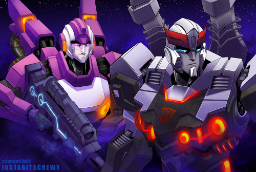 justabitscrewy: Prowl and Arcee! ugh their dynamic is utterly fascinating. Another print that will b