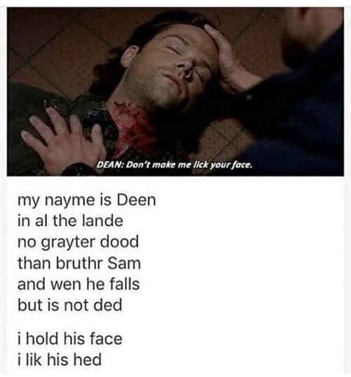 bitch-jerk-assbutt-supernatural - THIS