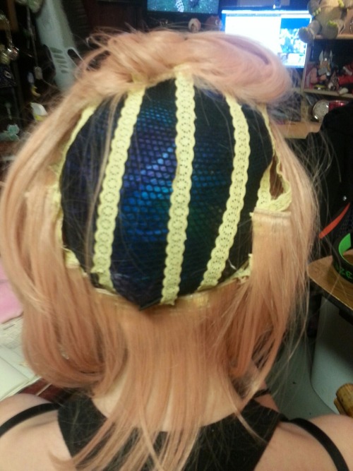 identitypollution: I’m actually happy with how my wife’s pearl wig turned out! This was 