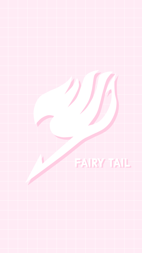 fairy tail pink logo wallpaper