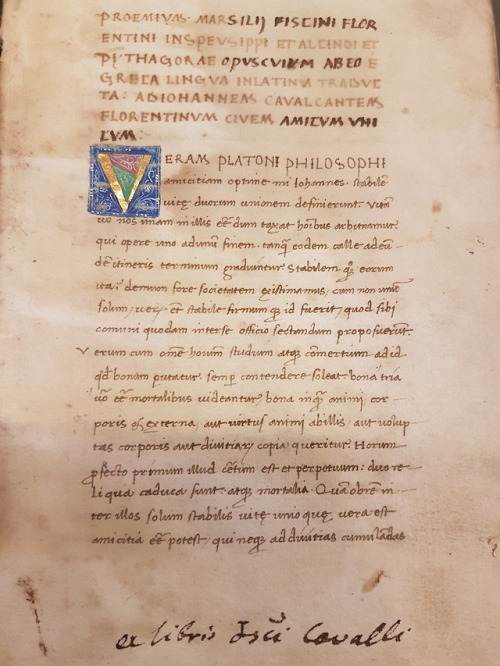 LJS 438 -  [Neoplatonic and Neopythagorean translations]There are some manuscripts that are fighting