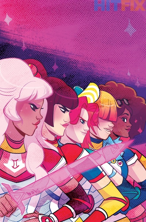 jakewyattriot:  babsdraws:pizza-party:  Finally getting to do that “all the Zodiac Starforce covers in one place” post I said I was gonna do!So gloriously pink and fun and exciting!Issue #1 Big Planet Comics variant by Paulina Ganucheau, regular