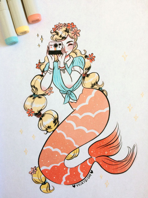 XXX vickisigh: Week 1 of Mermay! I’m having photo