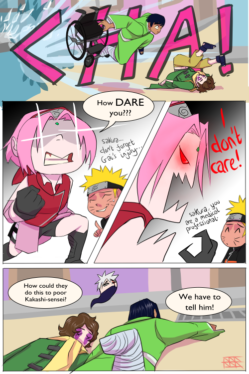 Yamato Dragged Kakashi Back By The Ear And Now Sakura And Naruto Are Trying To Figure Out Where He Fits