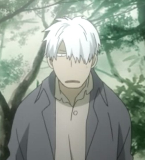 buttercream-frosted-zeeduivel:There are many reasons to love Mushi-shi and like half of them are Ginko’s face