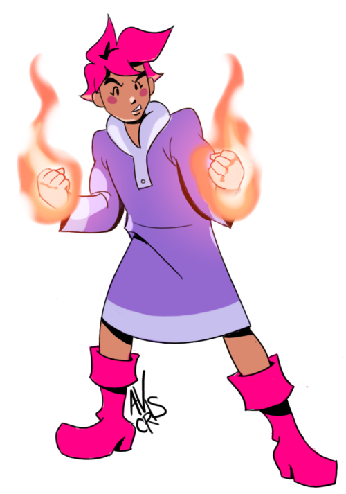 crisisimo:Also here’s a Kumatora doodle from drawpile … I guess she’s my first drawing of the year 