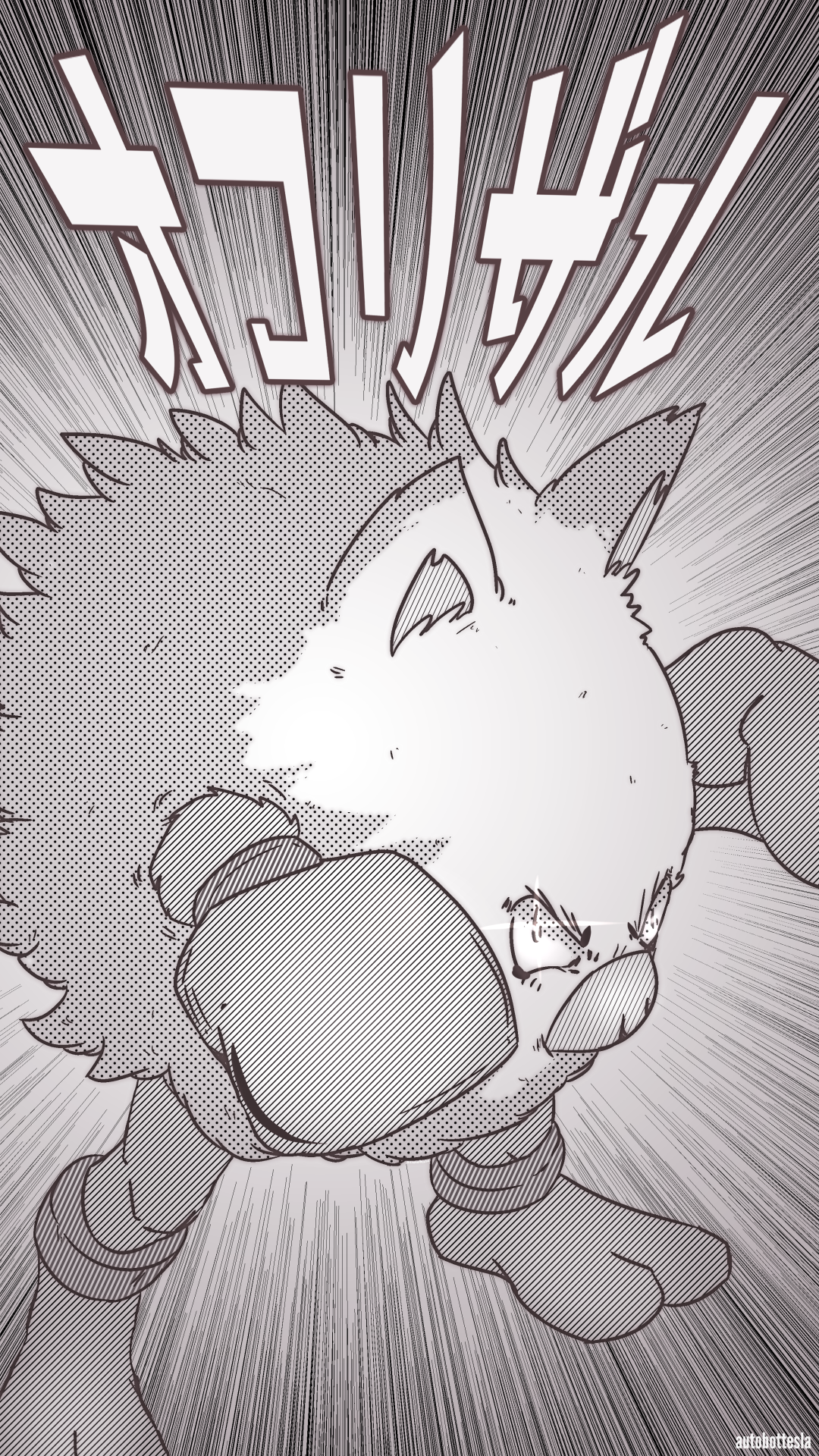 The Desk Of Autobottesla Pokemon X One Punch Man Day 604 Okorizaru