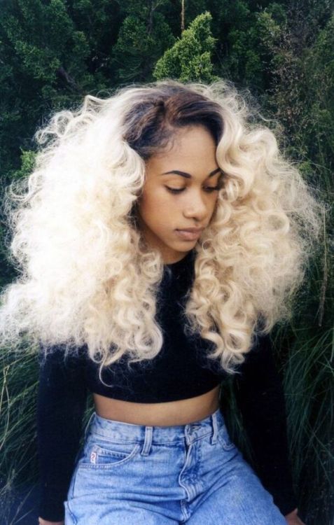 XXX medusabraids:blonde hair on black people photo