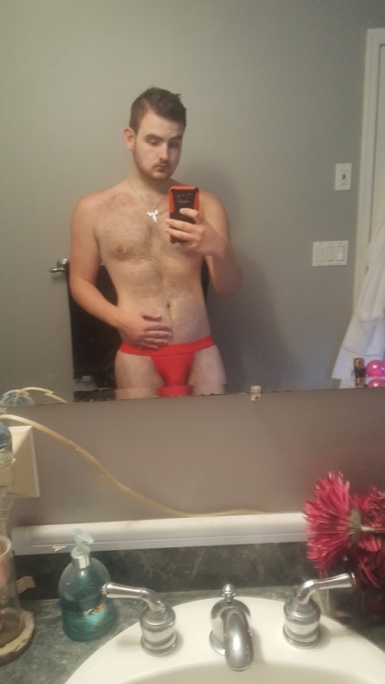 the-shameless-wolf: the-shameless-wolf:  Got my first jockstrap, really needed that extra support in the 🍑 department  I left them at home in long island but I want to feel sexy again 😭 
