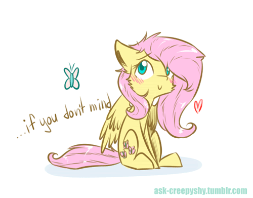 ask-creepyshy:Part 1 - Pinkie Pie / Fluttershy  ( + w ^)