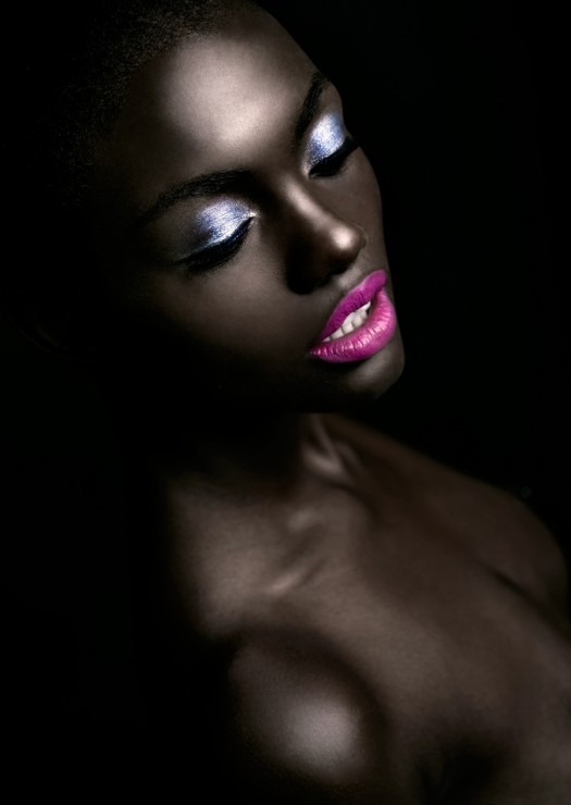 crystal-black-babes:  Beautiful Black Woman Face - Milan Dixon - Worlds Beautiful