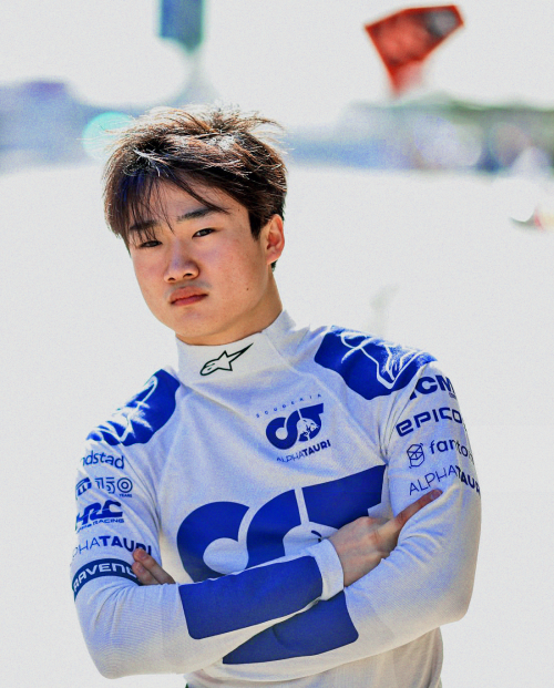 callumsmick:YUKI TSUNODA in the pitlane during Day 1 of the F1 Pre-Season Testing at Circuit de Barc