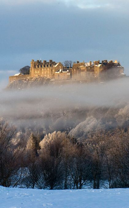 angelkarafilli:Stirling Castle in winter,Scotland