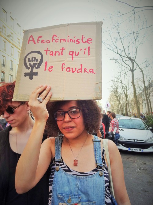 mutant-supremacy:almahgeistphotography:French Womanist (Afrofeministe) Procession on the 8th March d