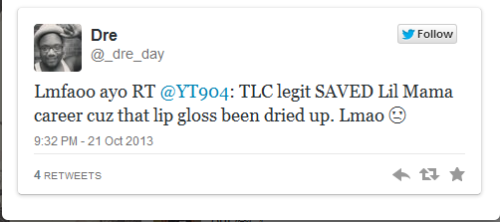 uofantastic:I can’t with Black twitter during the TLC biopic