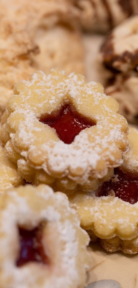 Raspberry Jam Linzer Cookies - Sugar Cookie Recipe