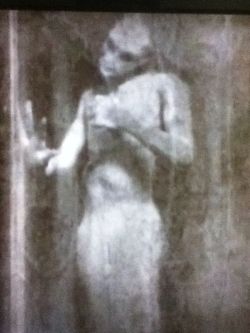 paranormaldaily:  Actual recovered photo of P.T. Barnum’s “The Real Mermaid” before the evidence was destroyed by a fire that took place before the public appearance. This is the only known photo to exist. This is the mermaid in the tank. [SOURCE: