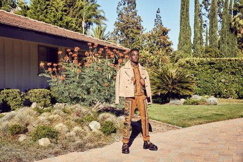 Rickey Thompson Wears High Designers For Out Magazine 2018.