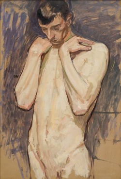 Wojciech Weiss (Polish, 1875-1950), Nude,