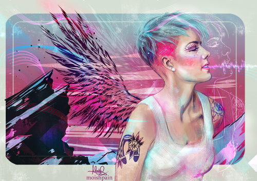 some of my Halsey artworks :)