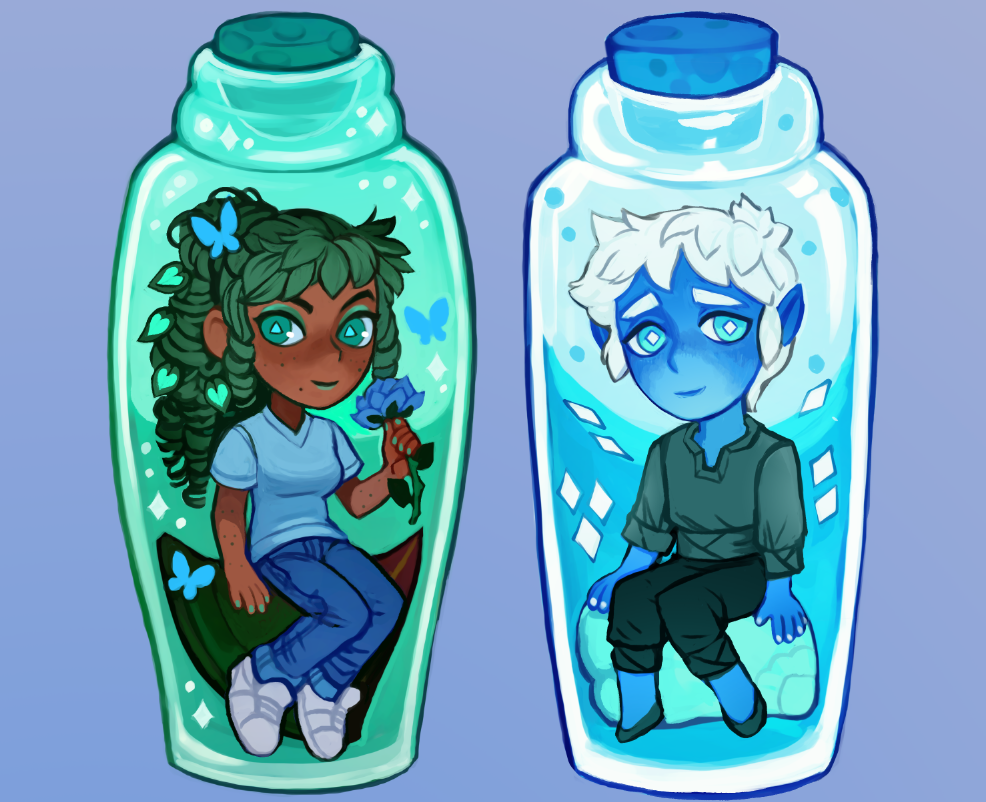 The Hosts In Their Vials You Can Get Them As Keychains After You Back The Kickstarter For A