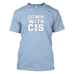 sawcleavers:  choco-kick:  kendymcsnuggle:  downwithcisfandom:  choco-kick:  “what college is that” More Down With Cis apparel, available here. Also check out the alternative Down w/ Cis shirt, which features a sea turtle graphic, here. like &amp;